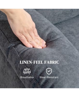 Wide Swivel Rocker Recliner, Overstuffed Reclining Sofa