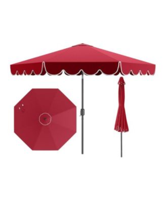 Patio Umbrella Outdoor Market Umbrella with Crank Tilt Adjustment