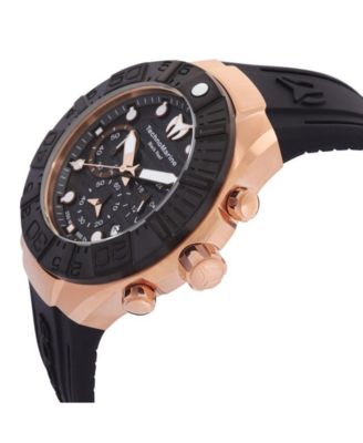Men's TM-523011 Reef Quartz Chronograph Black Dial Watch
