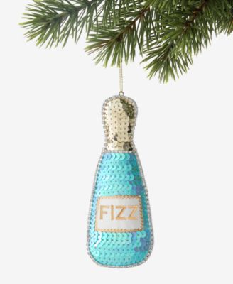 Beauty Boom Beaded Wine Bottle Ornament