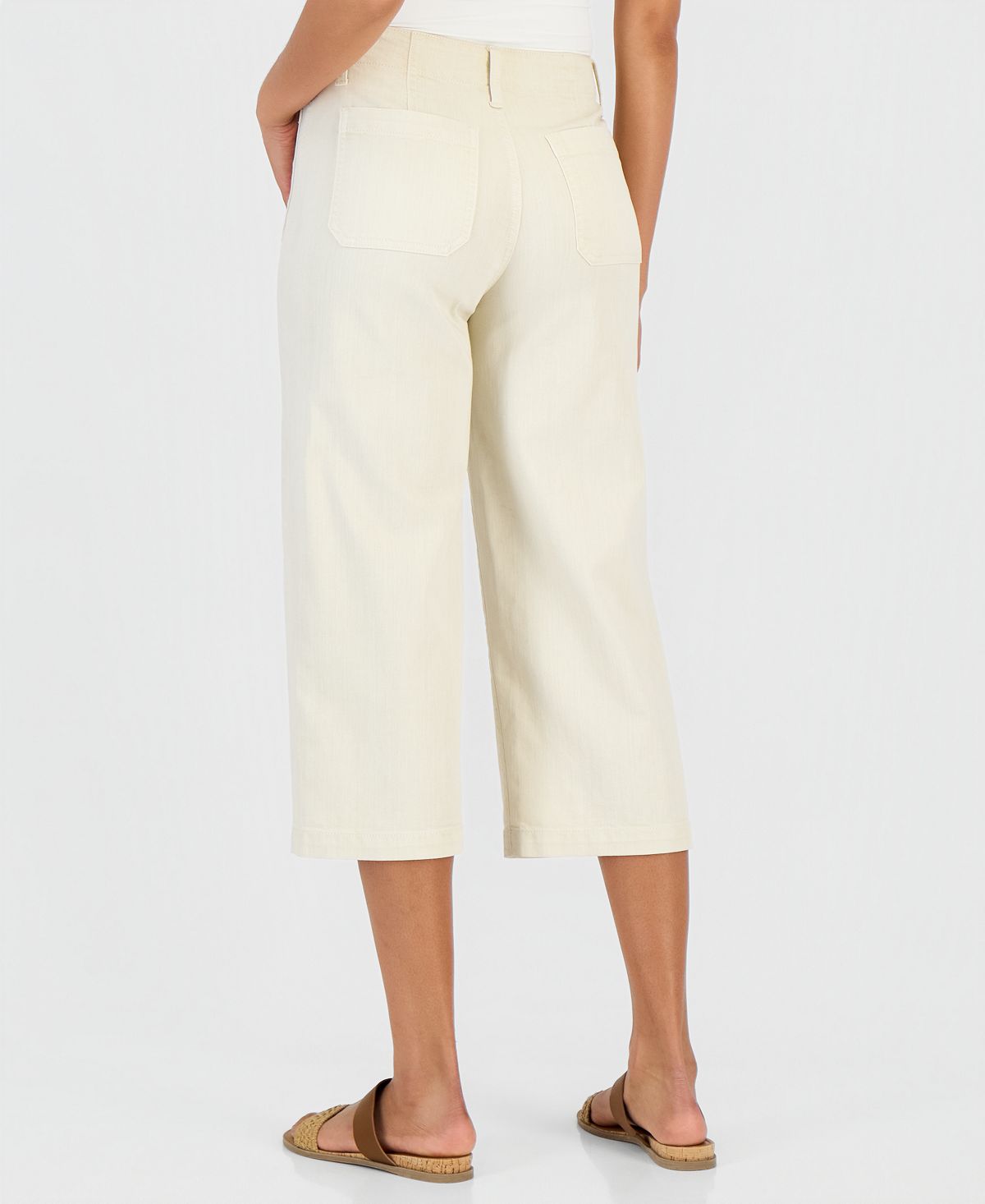 Style & Co Women's High-Rise Cropped Wide-Leg Jeans, Macy's Exclusive view 3 — MAYCSS fashion products