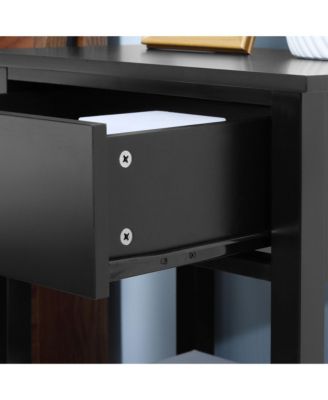Nightsd Bedside Table End Table Organizer W/ Drawer Shelf