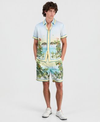 Men's Charm Sunset Riviera Button-Up Shirt