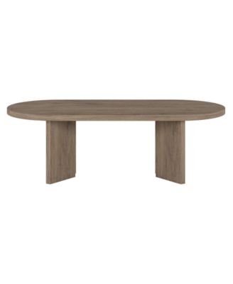 Alma 48" Wide Oval Coffee Table