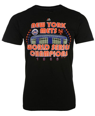 Majestic Men's New York Mets '86 World Series Champ Collection T-Shirt