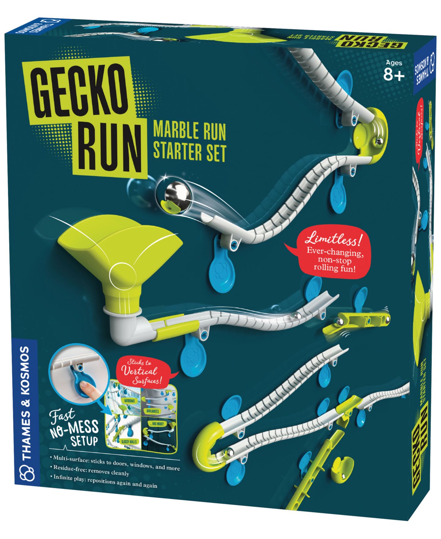 Детские конструкторы Thames & Kosmos Gecko Run Marble Run Starter Set — фото 1
