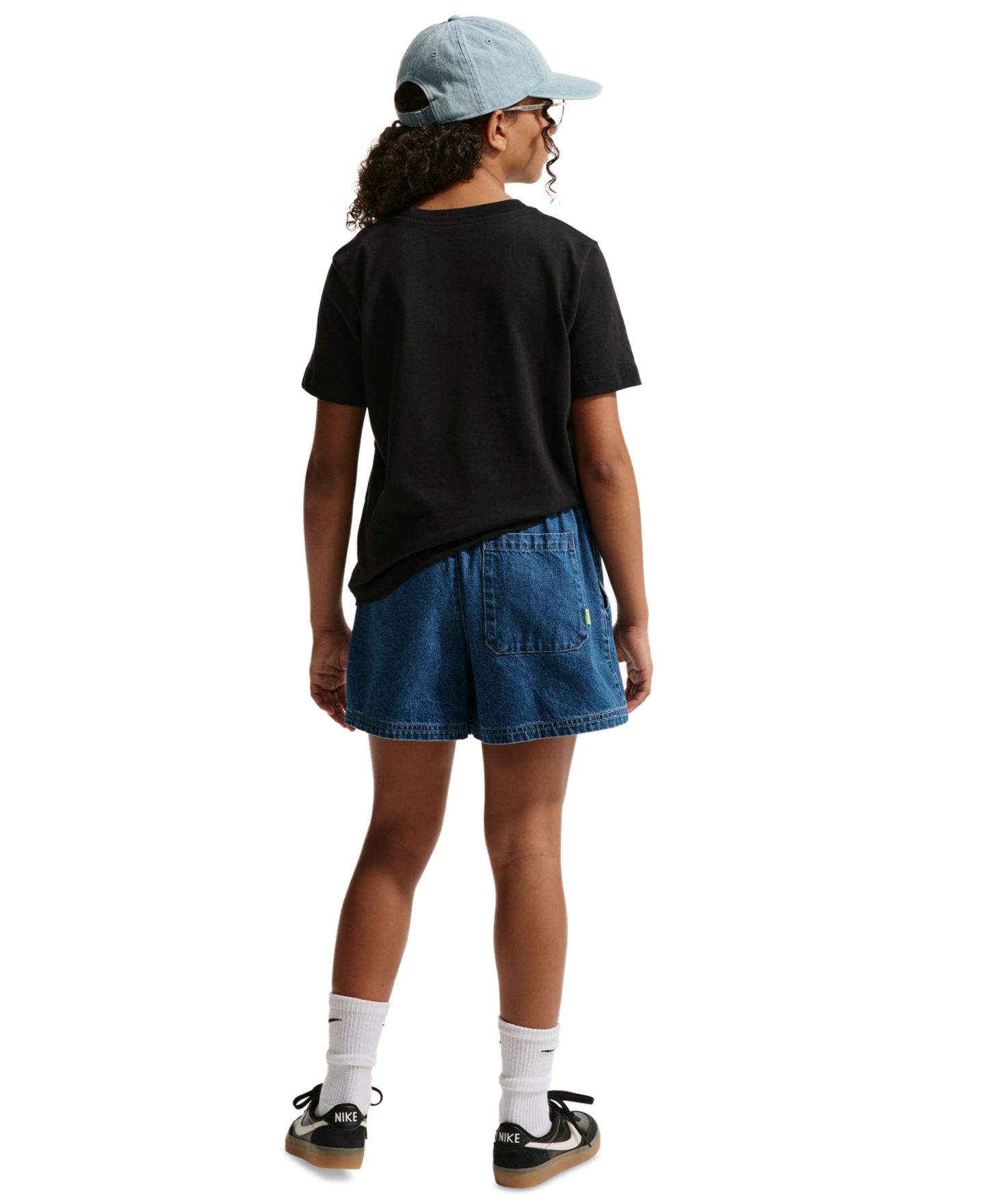Детская футболка Nike Short-Sleeve T-Shirt, цвет: Чёрный — фото 5
