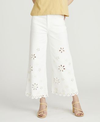Women's Wide-Leg Cropped Pants