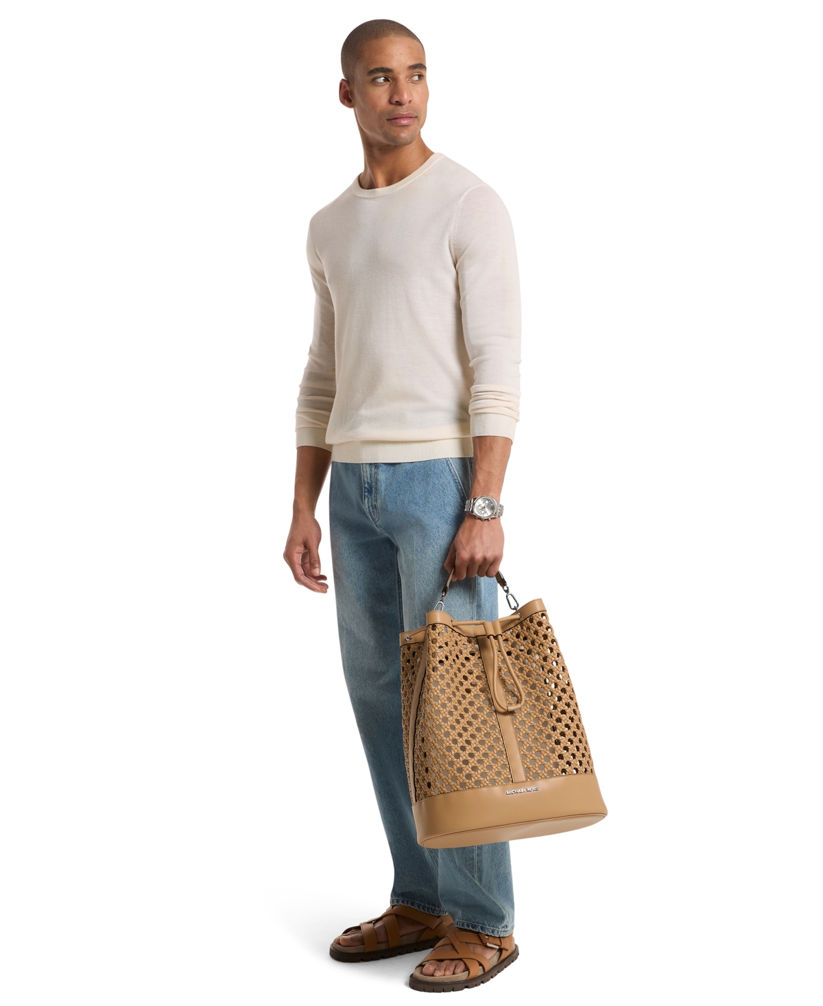 Michael Kors Men's Harness Rucksack Large Backpack