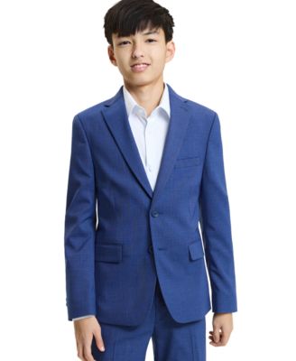 Boys' 8-20 Button Front Jacket and Pants, 2-Piece Set