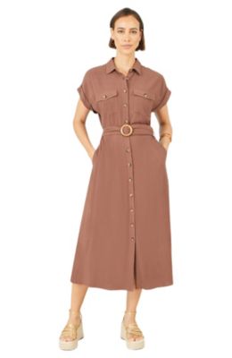 light brown dress casual Short Simple Strappy-Back Homecoming Dress