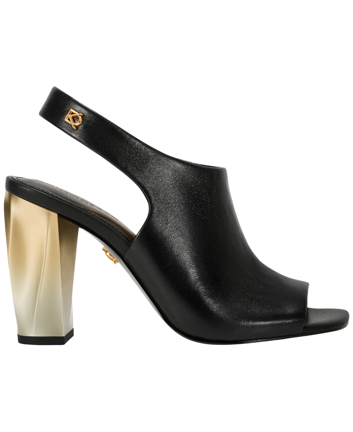 Женские сандалии Donna Karan New York Brietta Peep Toe Slingback, цвет: Чёрный — фото 2