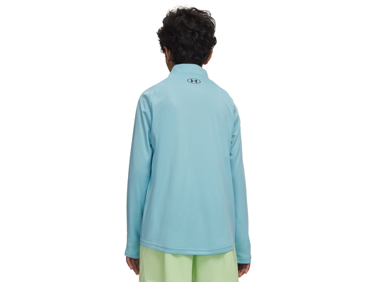 Куртка Under Armour Tech Half-Zip Jacket для мальчиков, цвет: Синий мглистый — фото 3