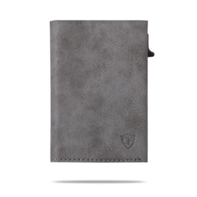 Men's Card Block Wallet RFID Blocking Credit Card Holder PU Leather