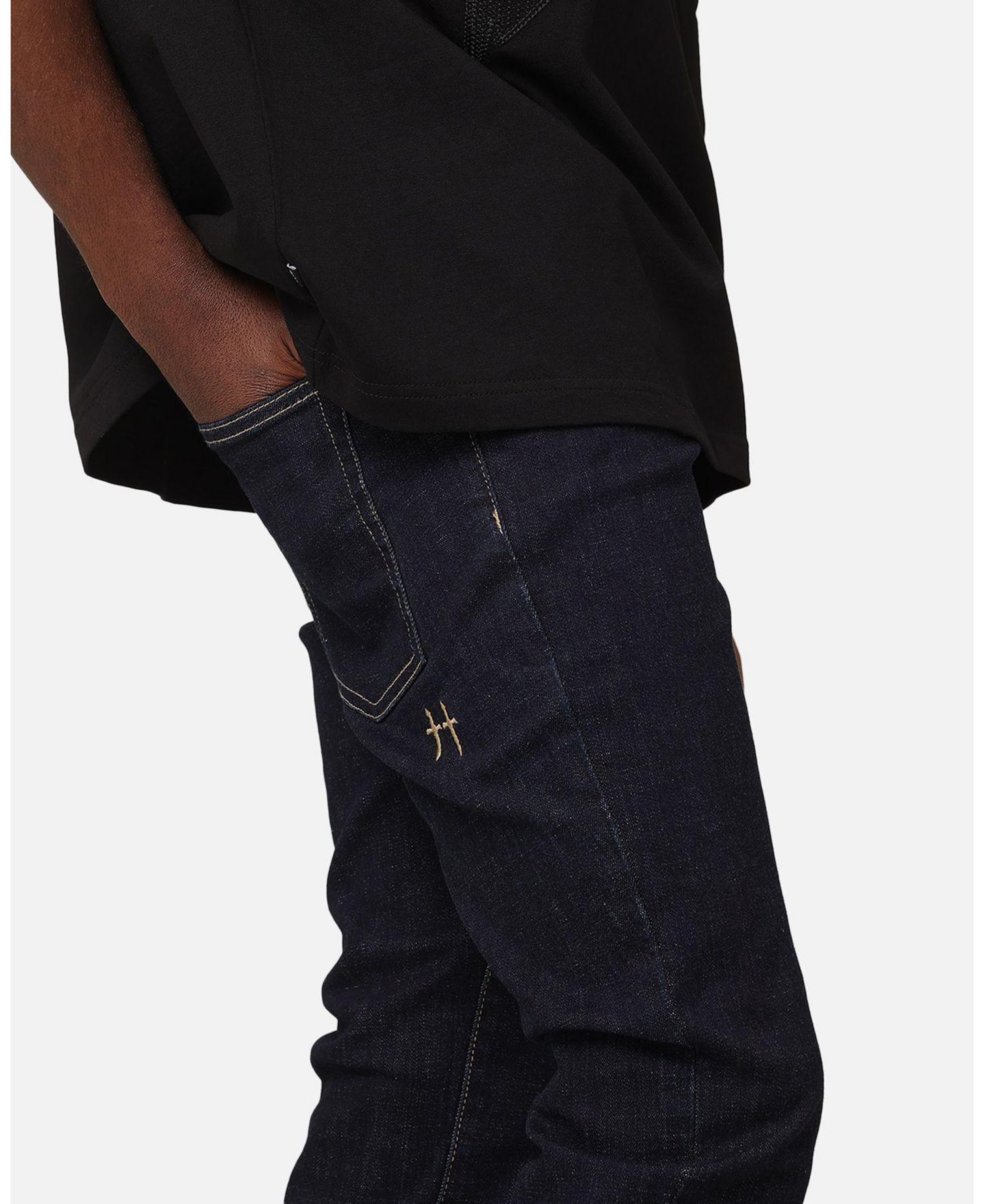 Мужские джинсы SAINT MORTA Tapered Denim Jeans — фото 4