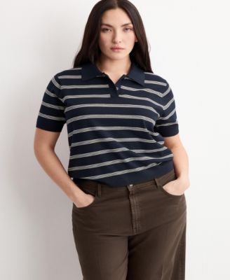 Women's Knitted Polo-Neck Sweater