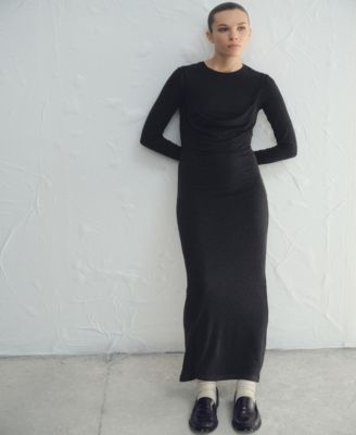 Women's Draped Combined Dress