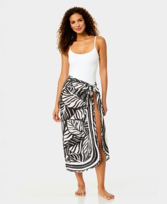 Women's Tie-Front Swim Cover-Up Pareo