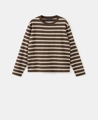 Women's Long-Sleeved Striped T-Shirt