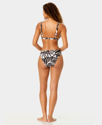 Women's Scallop Neck Plunge Swim Top