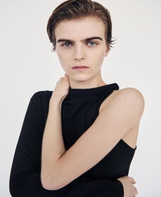 Women's Asymmetrical Long-Sleeve T-Shirt