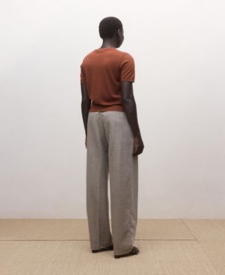 Women's Selection Wool Short-Sleeved Sweater