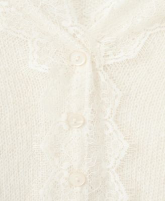 Women's Lace Knit Cardigan