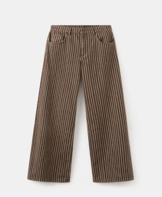 Women's Wide Leg Striped Jeans