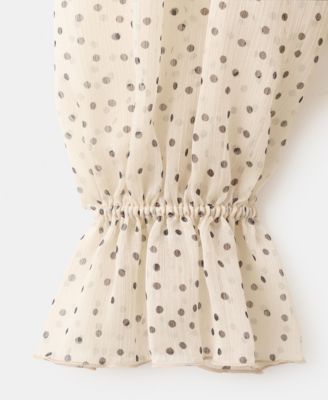 Women's Bow Polka-Dot Blouse