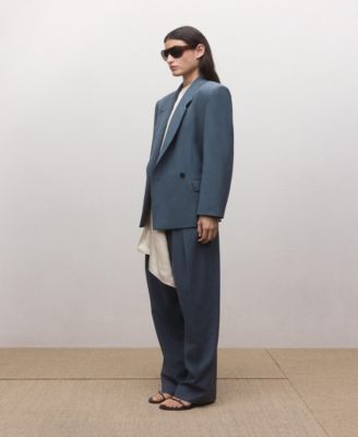Women's Wool-Blend Suit Blazer