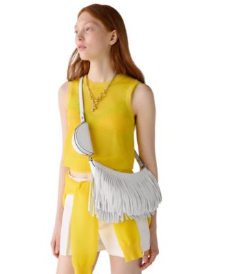 Duo Small Leather Fringe Crossbody Bag