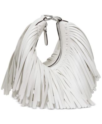 Duo Small Leather Fringe Crossbody Bag