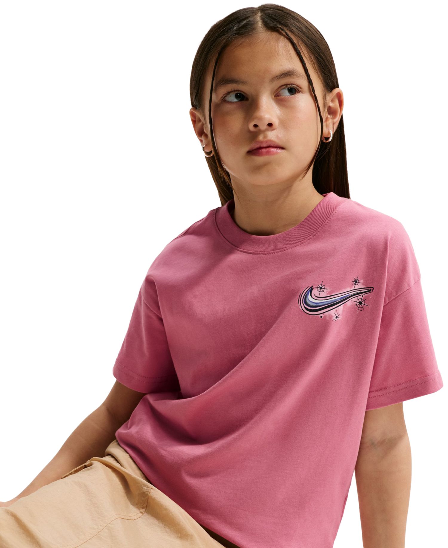 Girls' 7-16 Sportwear Crewneck T-Shirt