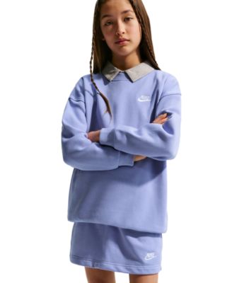 Sportswear Big Girls Club Fleece Oversized-Fit Sweatshirt 