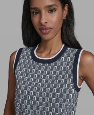 Women's Crew Neck Sleeveless Sweater