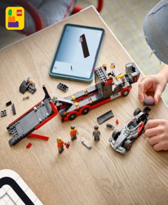 City Formula 1 Truck and Audi F1 Race Car Building Set, 60493