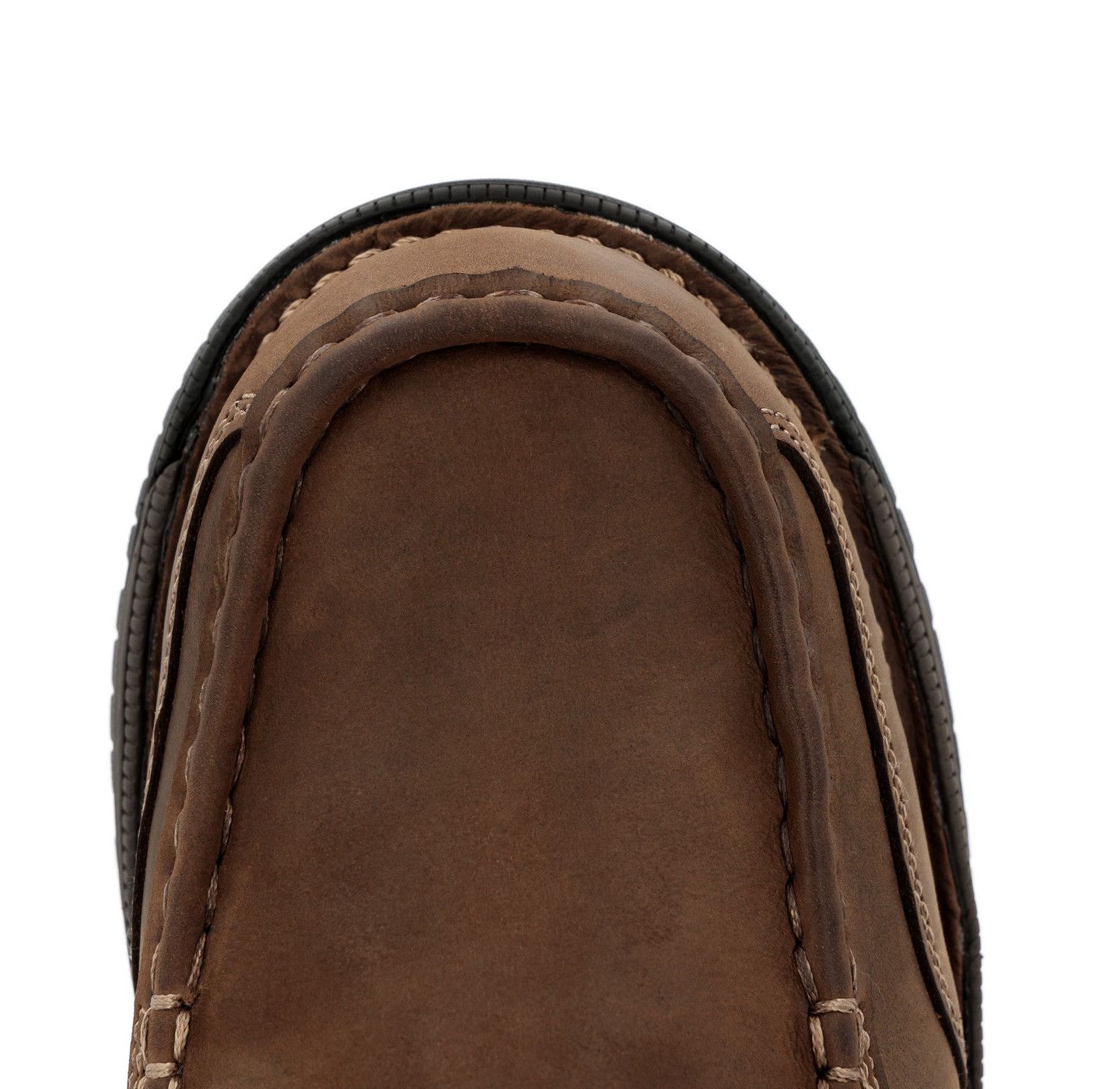 Мужские ботинки GEORGIA BOOT Athens Pull-On Waterproof Moc-Toe Work Boot, цвет: Коричневый — фото 11