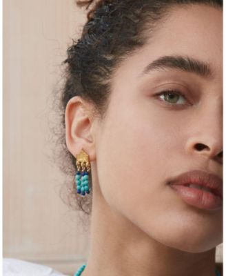 Riva Bead Drop Earrings