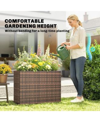 Raised Garden Bed with Adjustable Foot Pads,