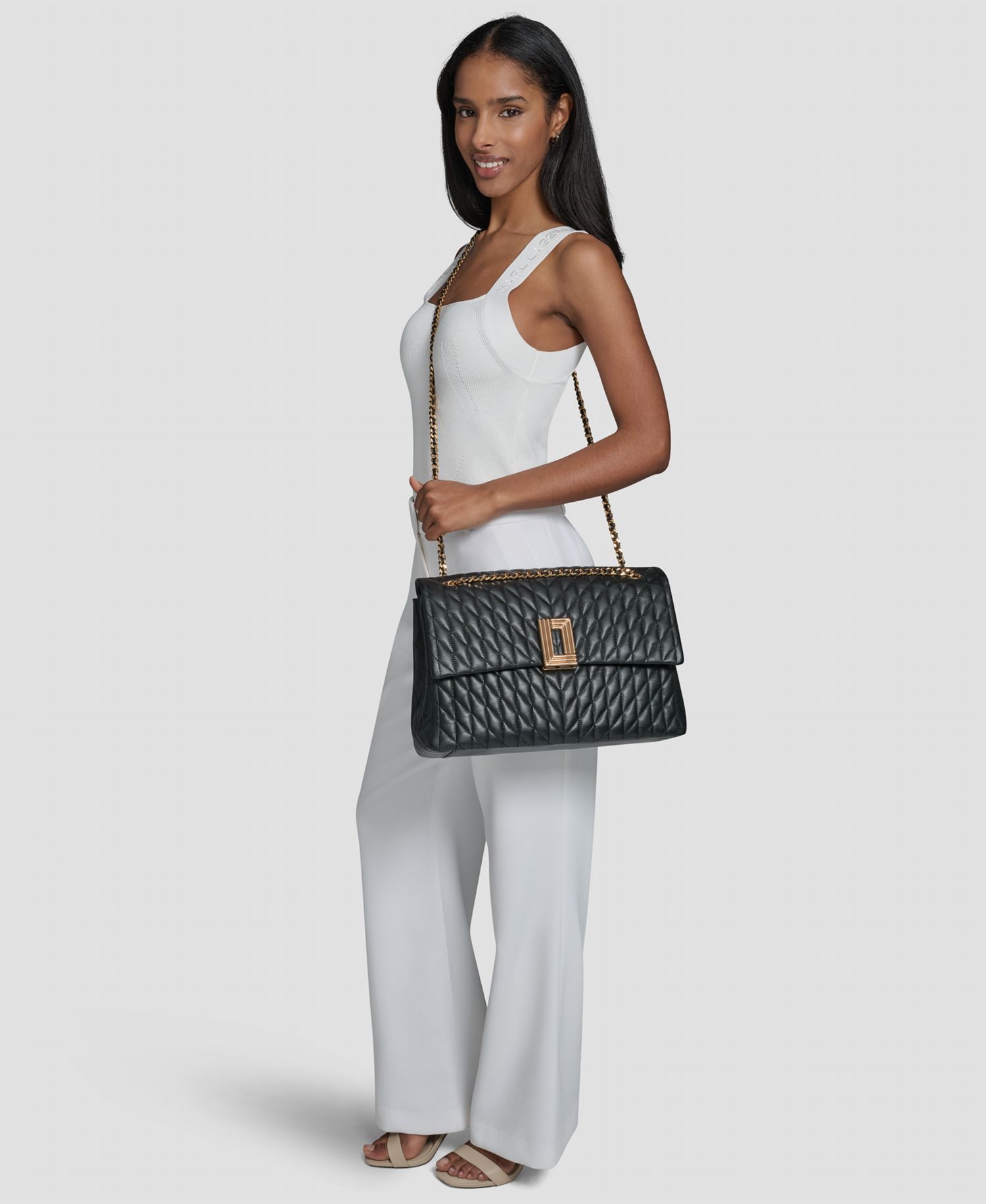 Lafayette Jumbo Leather Shoulder Bag