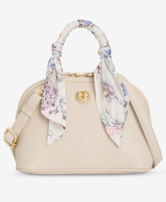 Scarf Handle Dome Satchel