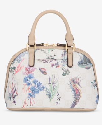Sea Print Mini Dome Satchel