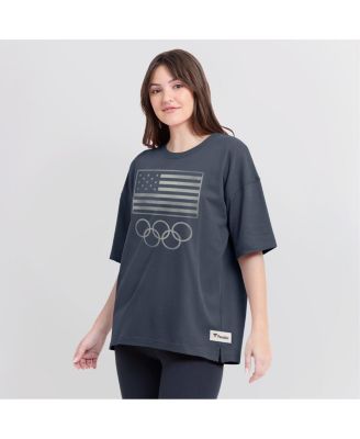 Women's&nbsp;Fanatics Navy Team USA Raw Edge Elements T-Shirt