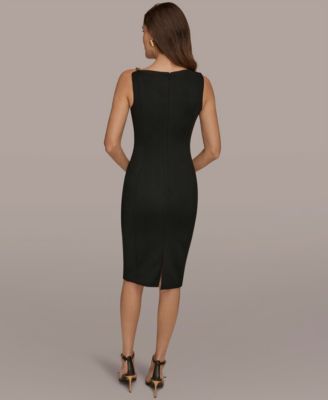 Women's Hardware-Trim Asymmetric Dress