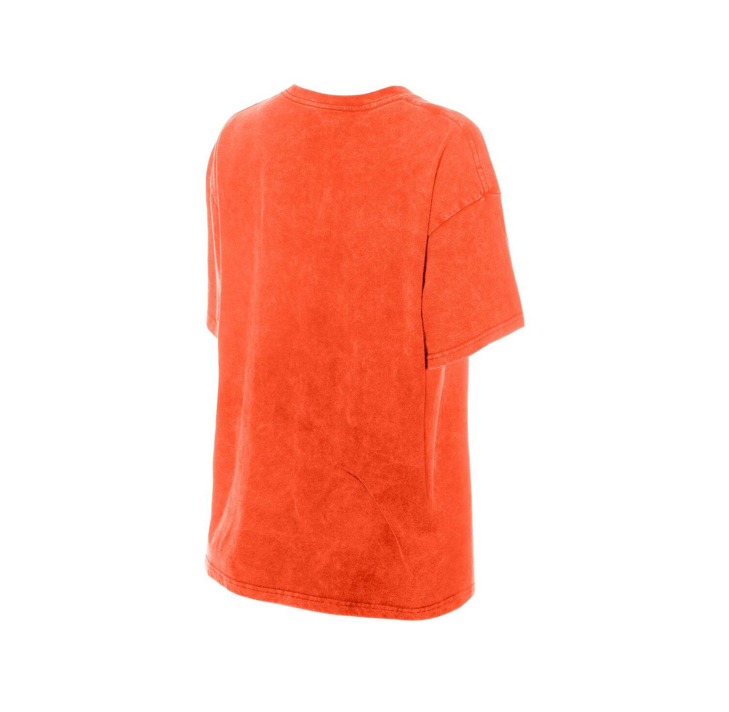 Women's Orange San Francisco Giants Mineral Wash Oversized T-Shirt