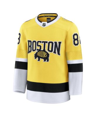 Men's David Pastrnak Gold Boston Bruins 2026 NHL Stadium Series Premium Jersey