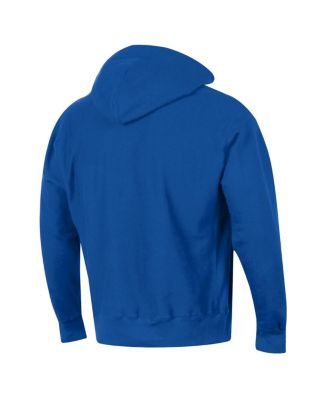Men's Royal Chicago Cubs Reverse Weave Chenille Hoodie