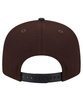 Men's Dark Brown New England Patriots Burnt Wood Camo 9FIFTY Snapback Hat