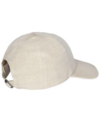 Men's Classic Linen Bear Baseball Cap
