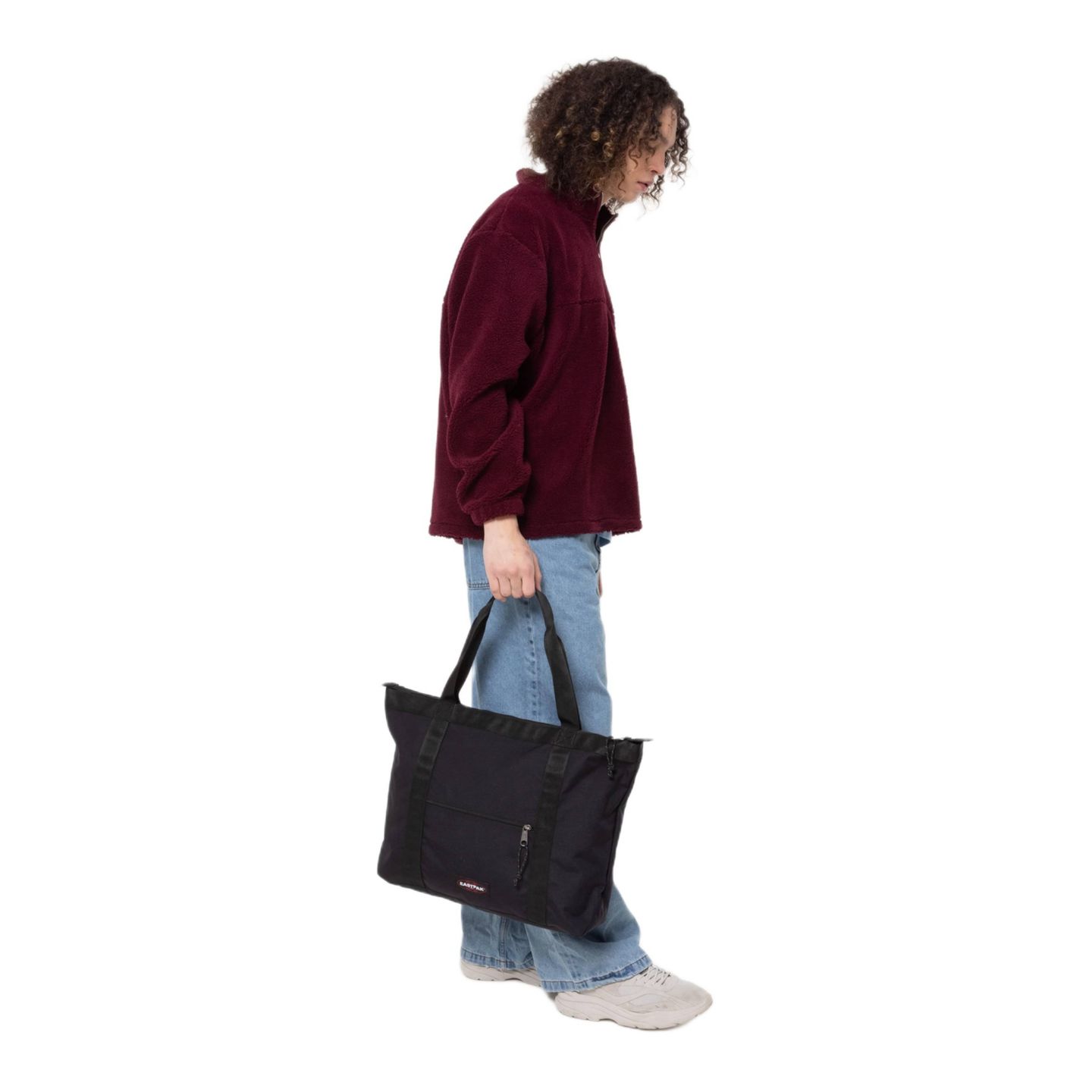 Женская сумка Eastpak Travel Tote Black Shoulder, цвет: Чёрный — фото 2